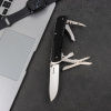 МультиТул RUiKE LD31-B 18-in-1 (Сталь_12С27/Черный_G-10)